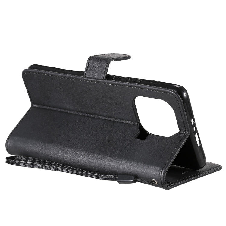 For Xiaomi Mi 11 Pro Solid Color Horizontal Flip Protective Leather Case with Holder & Card Slots & Wallet & Photo Frame & Lanyard