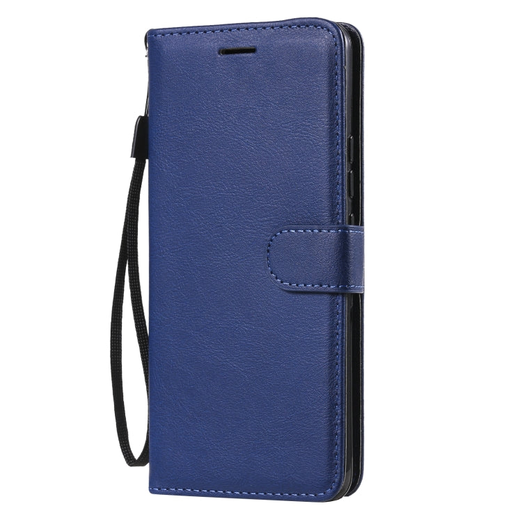 For Xiaomi Mi 11 Pro Solid Color Horizontal Flip Protective Leather Case with Holder & Card Slots & Wallet & Photo Frame & Lanyard