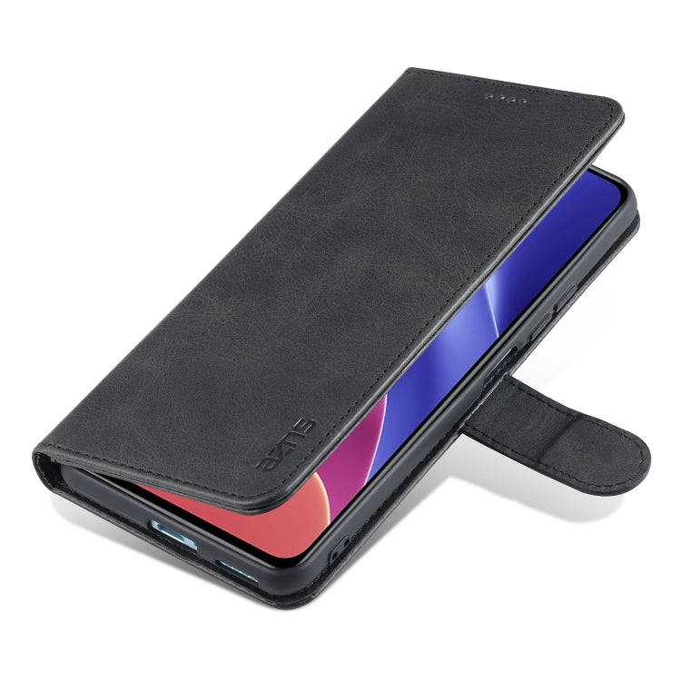 For Xiaomi Poco F3 AZNS Skin Feel Calf Texture Horizontal Flip Leather Case with Card Slots & Holder & Wallet