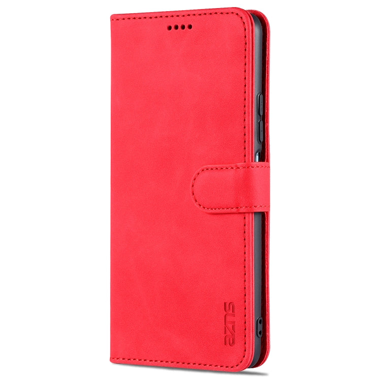 For Xiaomi Poco F3 AZNS Skin Feel Calf Texture Horizontal Flip Leather Case with Card Slots & Holder & Wallet