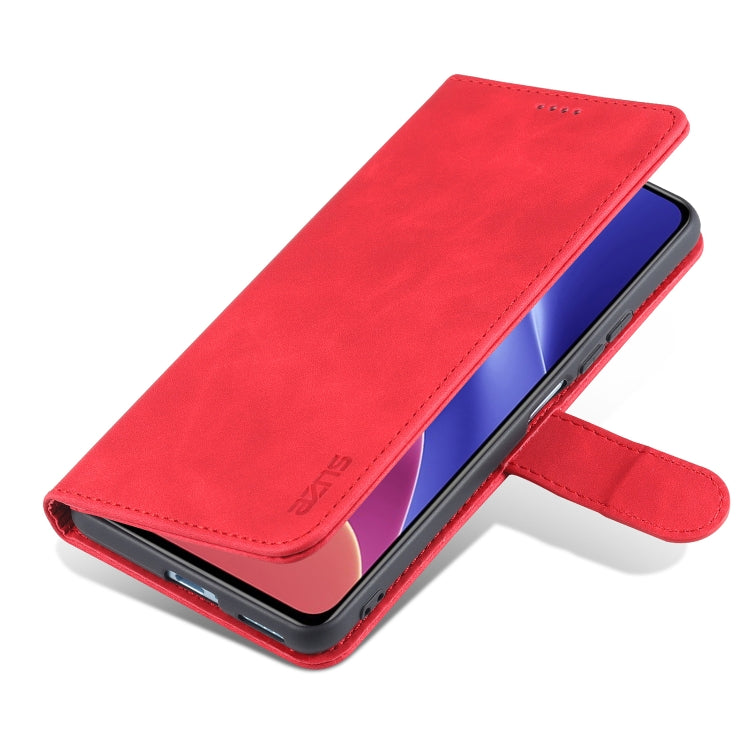 For Xiaomi Poco F3 AZNS Skin Feel Calf Texture Horizontal Flip Leather Case with Card Slots & Holder & Wallet
