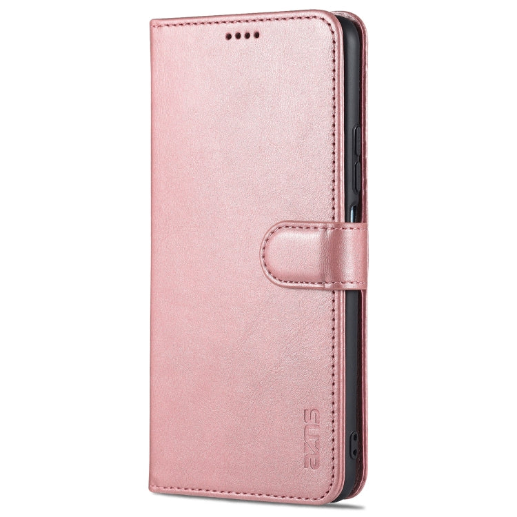 For Xiaomi Poco F3 AZNS Skin Feel Calf Texture Horizontal Flip Leather Case with Card Slots & Holder & Wallet