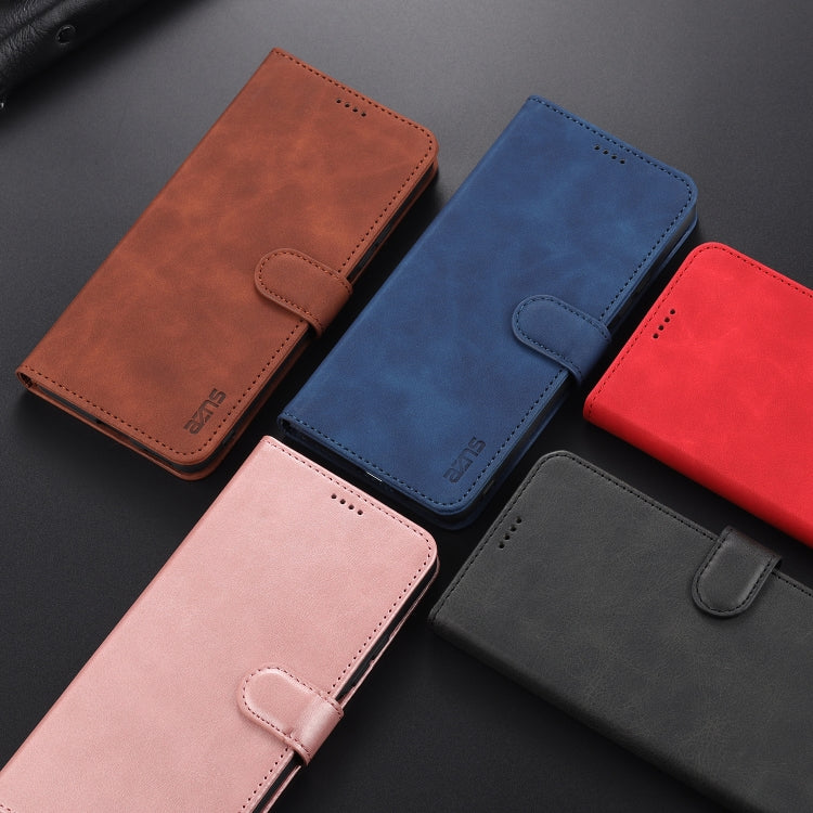 For Xiaomi Poco F3 AZNS Skin Feel Calf Texture Horizontal Flip Leather Case with Card Slots & Holder & Wallet