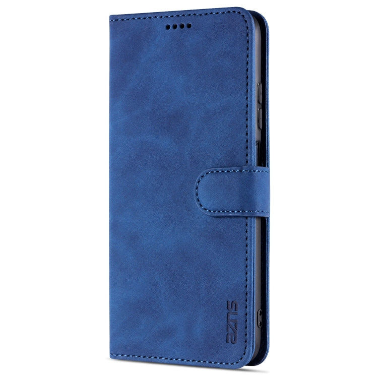 For Xiaomi Redmi Note 9 5G AZNS Skin Feel Calf Texture Horizontal Flip Leather Case with Card Slots & Holder & Wallet