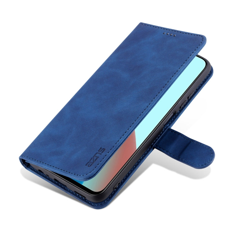For Xiaomi Redmi Note 9 5G AZNS Skin Feel Calf Texture Horizontal Flip Leather Case with Card Slots & Holder & Wallet