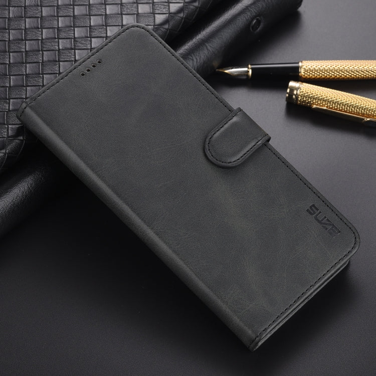 For Xiaomi Redmi Note 9 5G AZNS Skin Feel Calf Texture Horizontal Flip Leather Case with Card Slots & Holder & Wallet