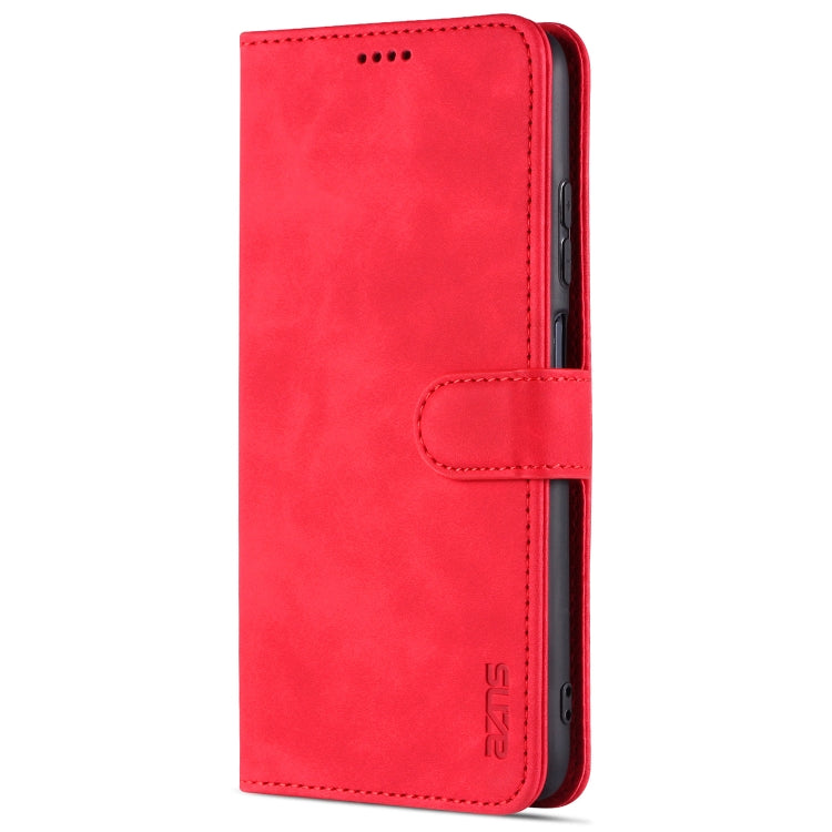 For Xiaomi Redmi Note 9 5G AZNS Skin Feel Calf Texture Horizontal Flip Leather Case with Card Slots & Holder & Wallet