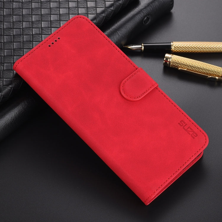 For Xiaomi Redmi Note 9 5G AZNS Skin Feel Calf Texture Horizontal Flip Leather Case with Card Slots & Holder & Wallet
