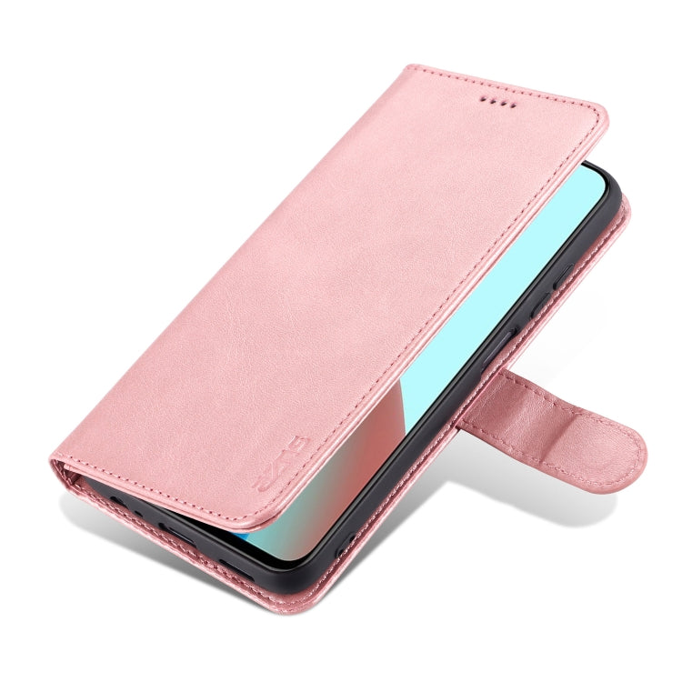 For Xiaomi Redmi Note 9 5G AZNS Skin Feel Calf Texture Horizontal Flip Leather Case with Card Slots & Holder & Wallet