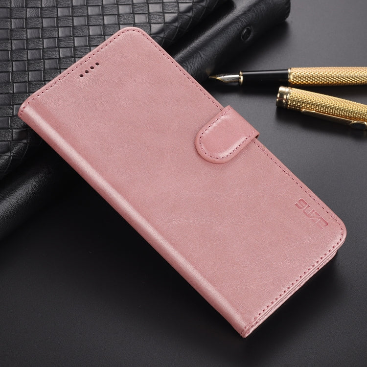For Xiaomi Redmi Note 9 5G AZNS Skin Feel Calf Texture Horizontal Flip Leather Case with Card Slots & Holder & Wallet