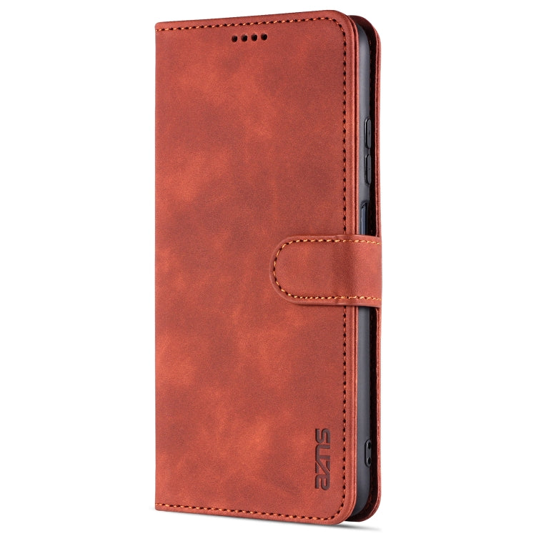 For Xiaomi Redmi Note 9 5G AZNS Skin Feel Calf Texture Horizontal Flip Leather Case with Card Slots & Holder & Wallet
