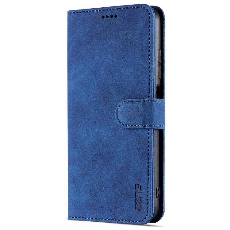 For Xiaomi Redmi Note 10 5G AZNS Skin Feel Calf Texture Horizontal Flip Leather Case with Card Slots & Holder & Wallet