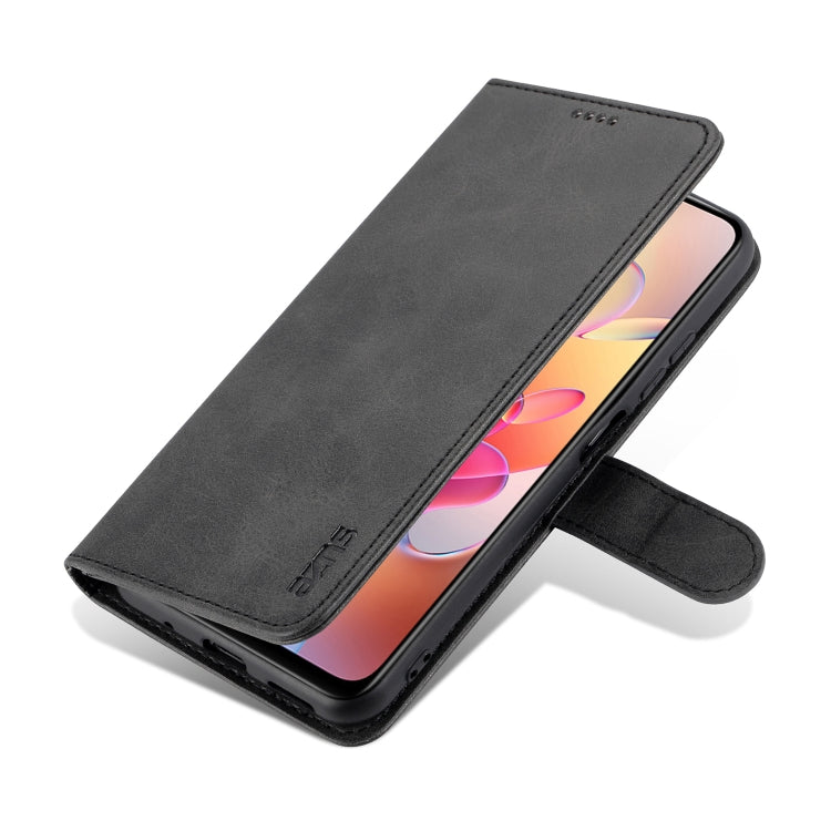 For Xiaomi Redmi Note 10 5G AZNS Skin Feel Calf Texture Horizontal Flip Leather Case with Card Slots & Holder & Wallet