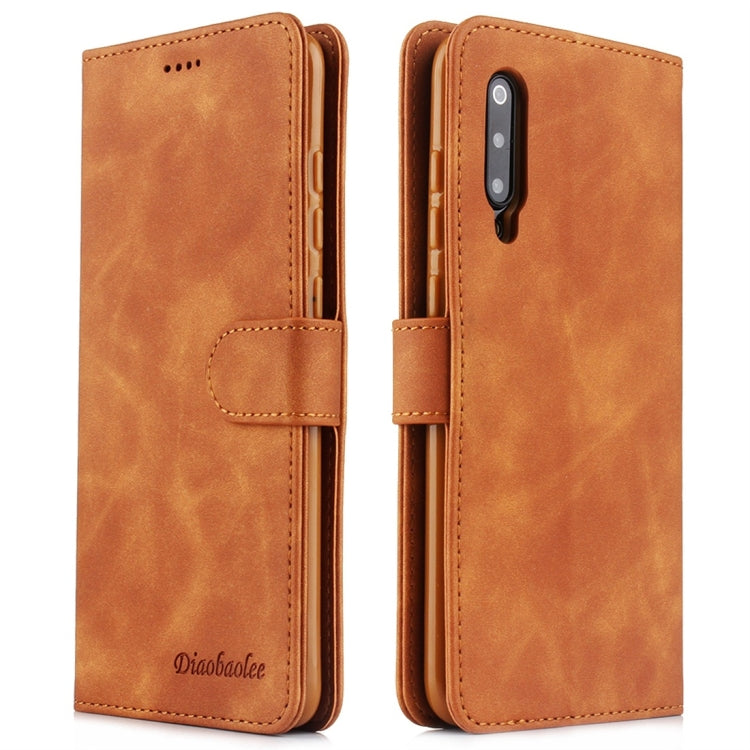 For Xiaomi Mi 9 Diaobaolee Pure Fresh Texture Horizontal Flip Leather Case, with Holder & Card Slot & Wallet & Photo Frame