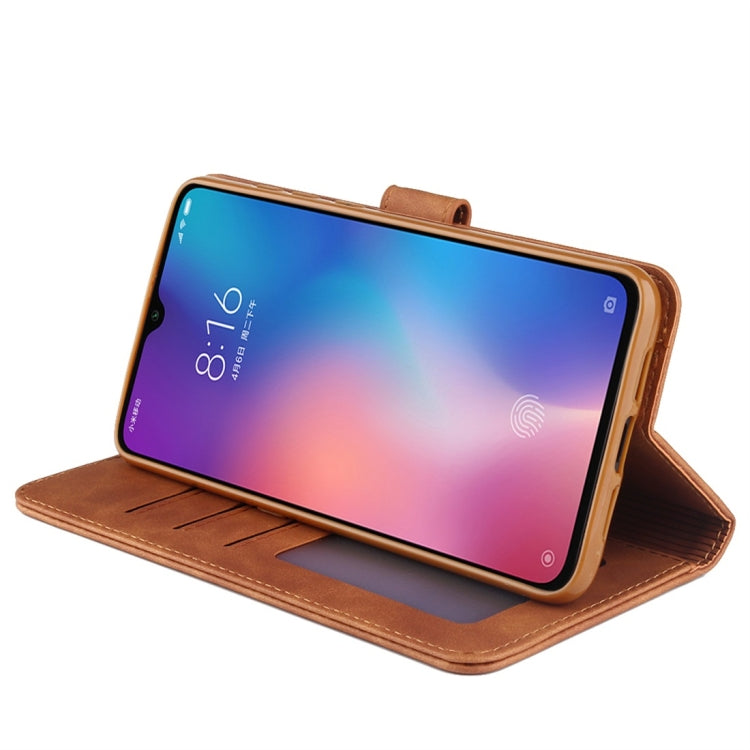 For Xiaomi Mi 9 Diaobaolee Pure Fresh Texture Horizontal Flip Leather Case, with Holder & Card Slot & Wallet & Photo Frame