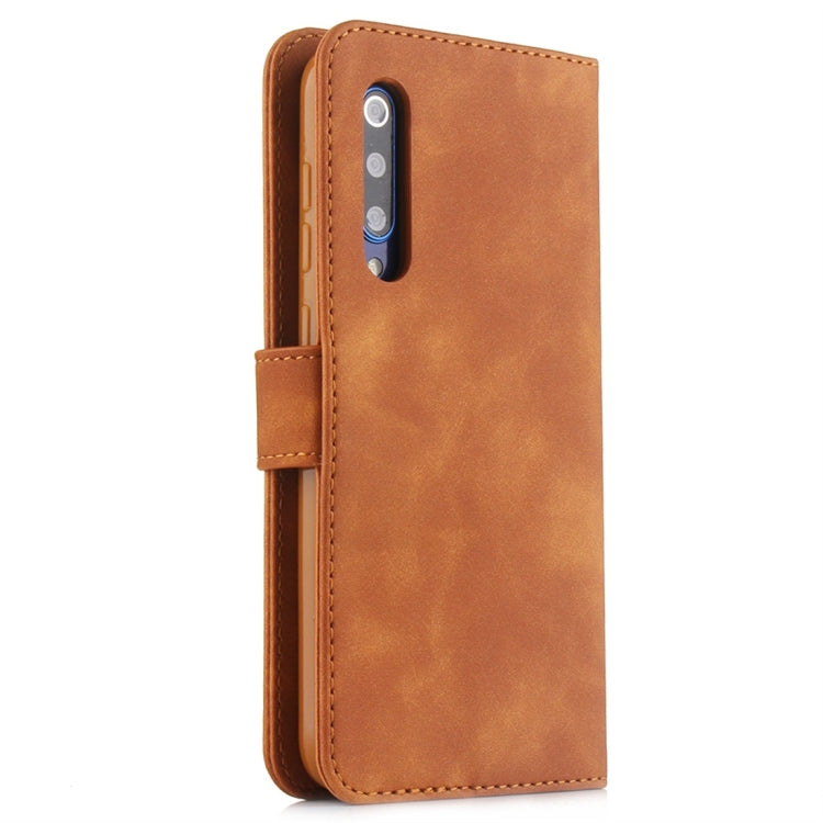 For Xiaomi Mi 9 SE Diaobaolee Pure Fresh Texture Horizontal Flip Leather Case, with Holder & Card Slot & Wallet & Photo Frame