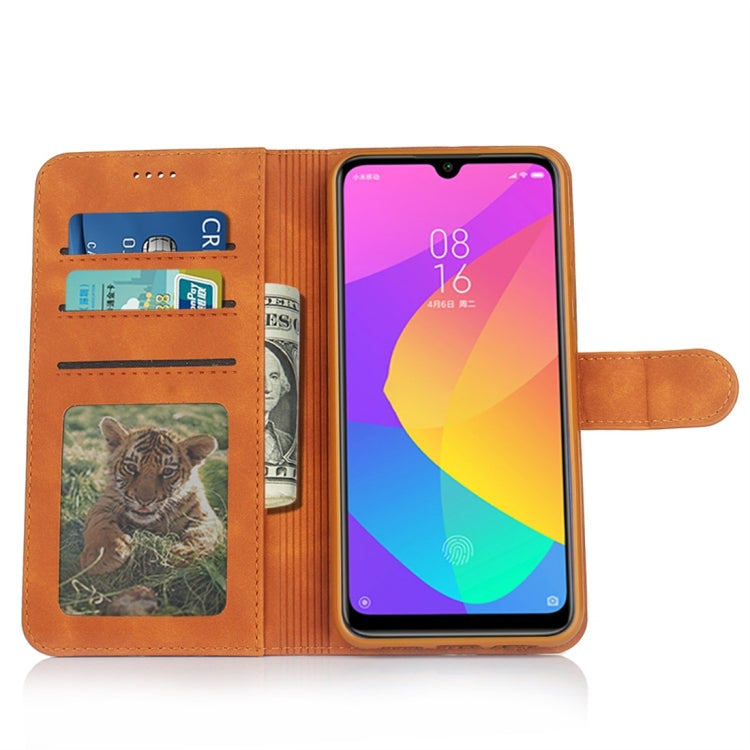 For Xiaomi Mi 9 SE Diaobaolee Pure Fresh Texture Horizontal Flip Leather Case, with Holder & Card Slot & Wallet & Photo Frame