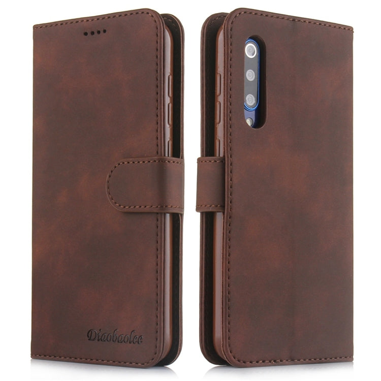 For Xiaomi Mi 9 SE Diaobaolee Pure Fresh Texture Horizontal Flip Leather Case, with Holder & Card Slot & Wallet & Photo Frame