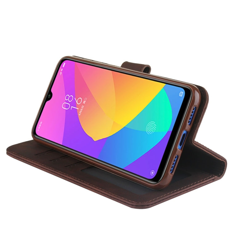 For Xiaomi Mi 9 SE Diaobaolee Pure Fresh Texture Horizontal Flip Leather Case, with Holder & Card Slot & Wallet & Photo Frame