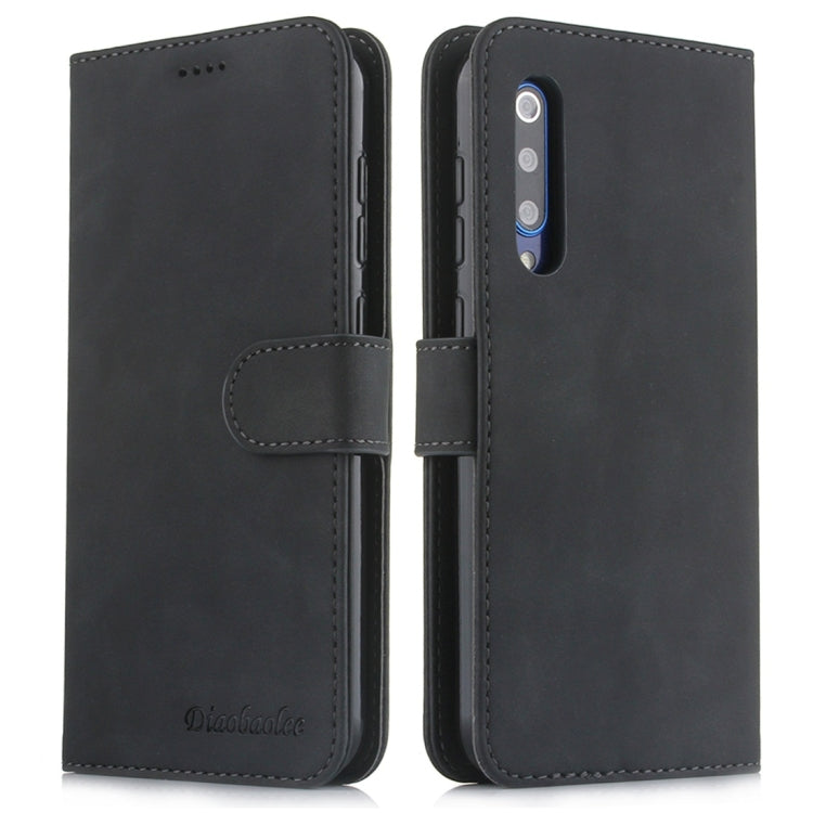 For Xiaomi Mi 9 SE Diaobaolee Pure Fresh Texture Horizontal Flip Leather Case, with Holder & Card Slot & Wallet & Photo Frame