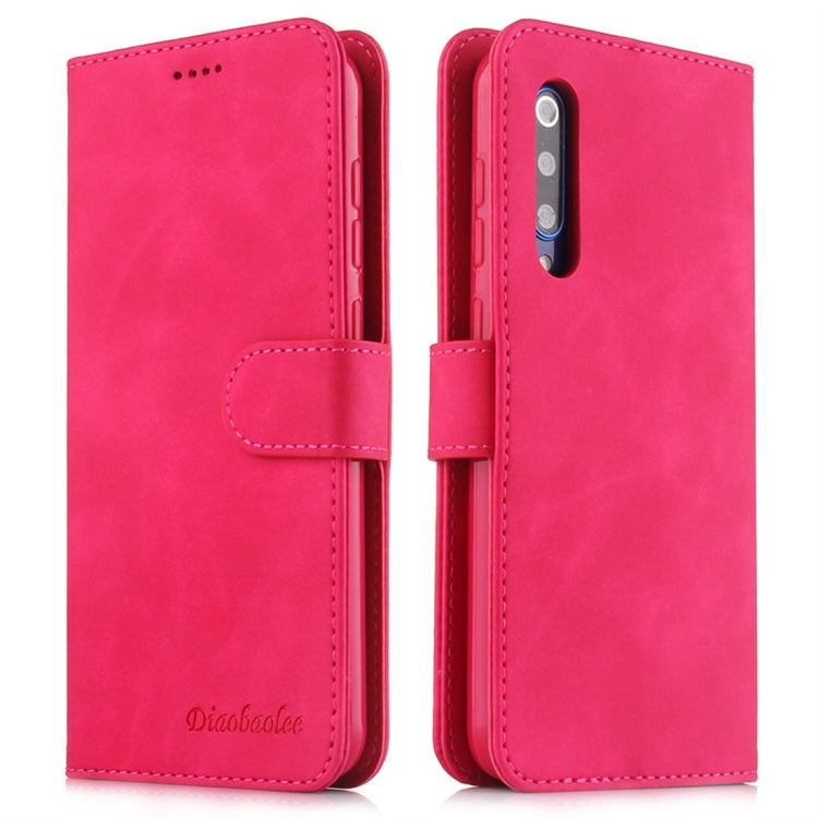 For Xiaomi Mi 9 SE Diaobaolee Pure Fresh Texture Horizontal Flip Leather Case, with Holder & Card Slot & Wallet & Photo Frame
