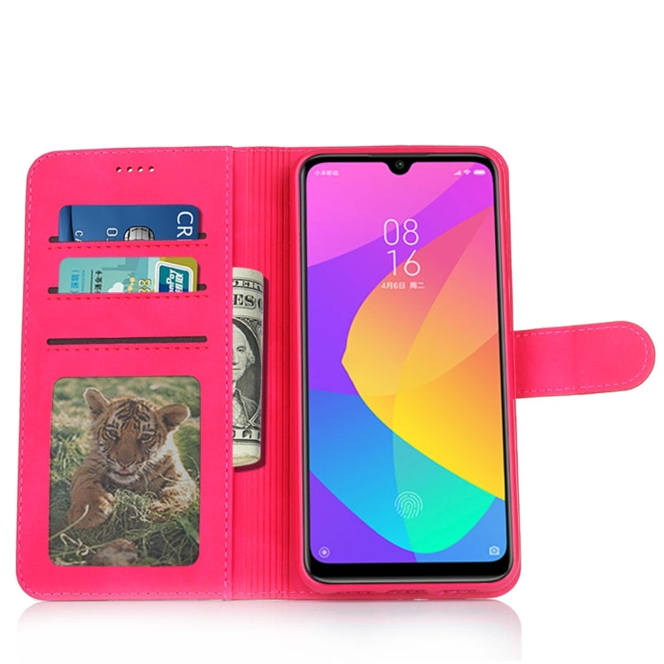 For Xiaomi Mi 9 SE Diaobaolee Pure Fresh Texture Horizontal Flip Leather Case, with Holder & Card Slot & Wallet & Photo Frame