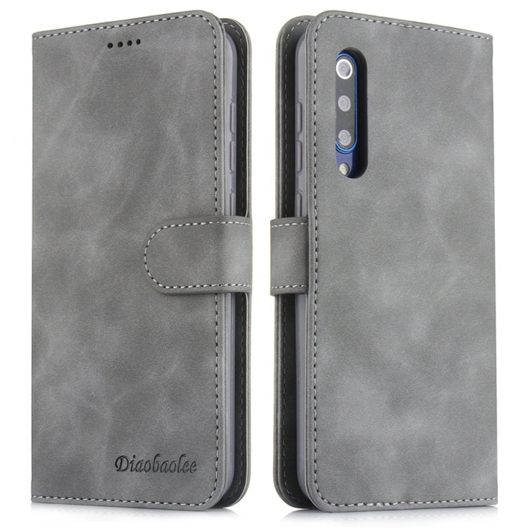 For Xiaomi Mi 9 SE Diaobaolee Pure Fresh Texture Horizontal Flip Leather Case, with Holder & Card Slot & Wallet & Photo Frame