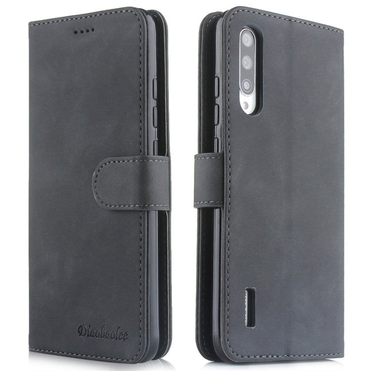 For Xiaomi Mi CC9 Diaobaolee Pure Fresh Texture Horizontal Flip Leather Case, with Holder & Card Slot & Wallet & Photo Frame