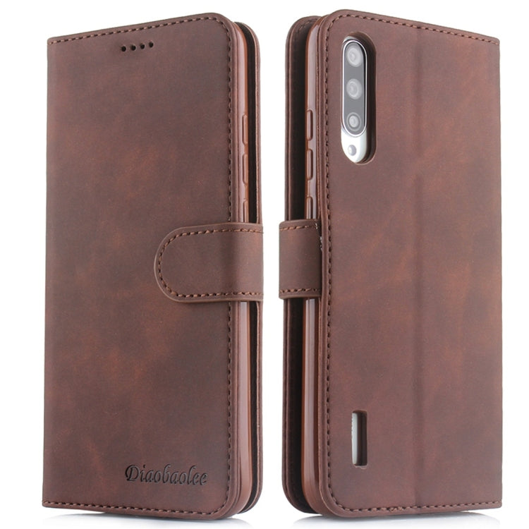 For Xiaomi Mi CC9e Diaobaolee Pure Fresh Texture Horizontal Flip Leather Case, with Holder & Card Slot & Wallet & Photo Frame