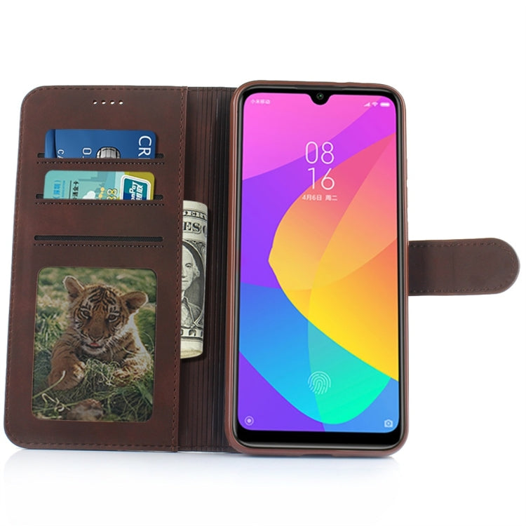 For Xiaomi Mi CC9e Diaobaolee Pure Fresh Texture Horizontal Flip Leather Case, with Holder & Card Slot & Wallet & Photo Frame
