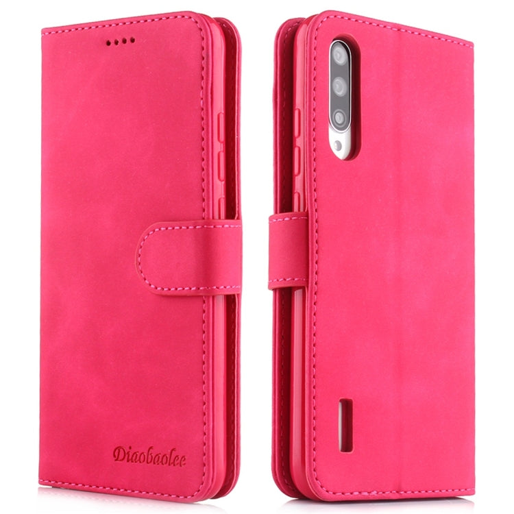 For Xiaomi Mi CC9e Diaobaolee Pure Fresh Texture Horizontal Flip Leather Case, with Holder & Card Slot & Wallet & Photo Frame