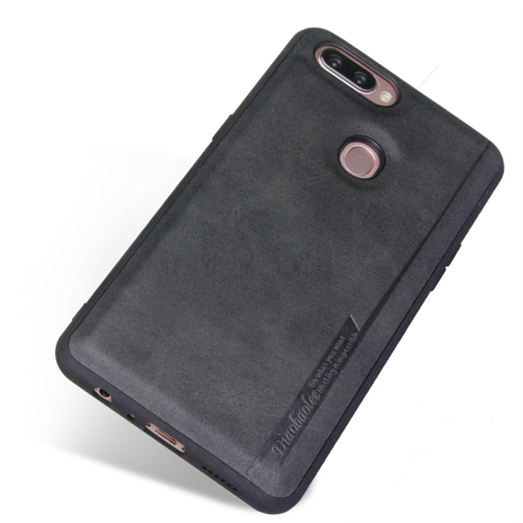 For OPPO R11s Diaobaolee Shockproof PU + TPU Protective Case