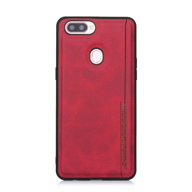 For OPPO R11s Diaobaolee Shockproof PU + TPU Protective Case