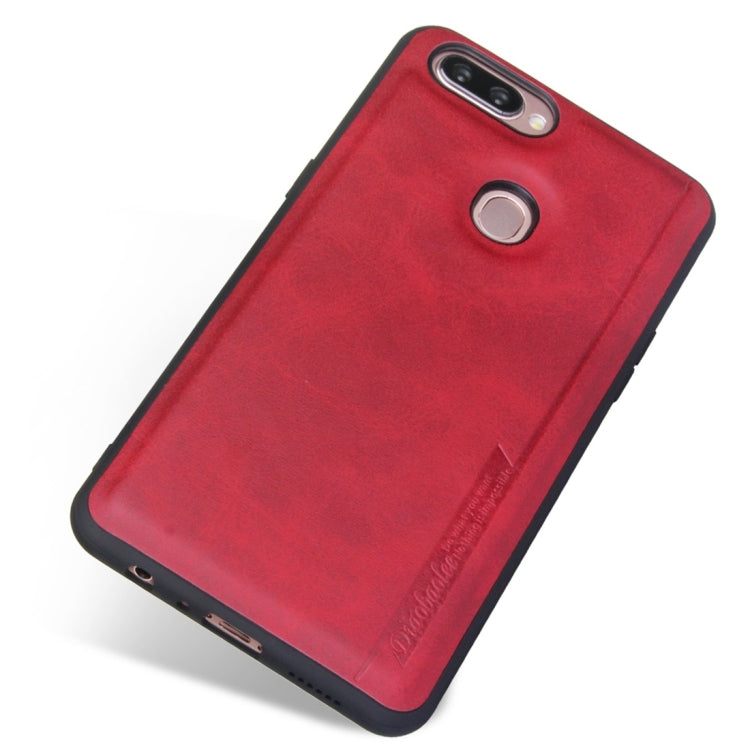 For OPPO R11s Diaobaolee Shockproof PU + TPU Protective Case