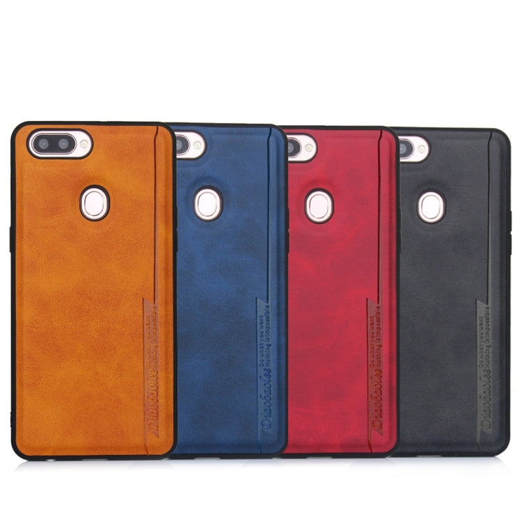 For OPPO R11s Diaobaolee Shockproof PU + TPU Protective Case