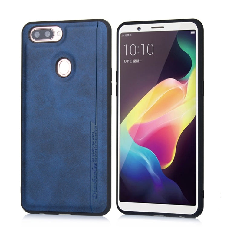 For OPPO R11s Diaobaolee Shockproof PU + TPU Protective Case