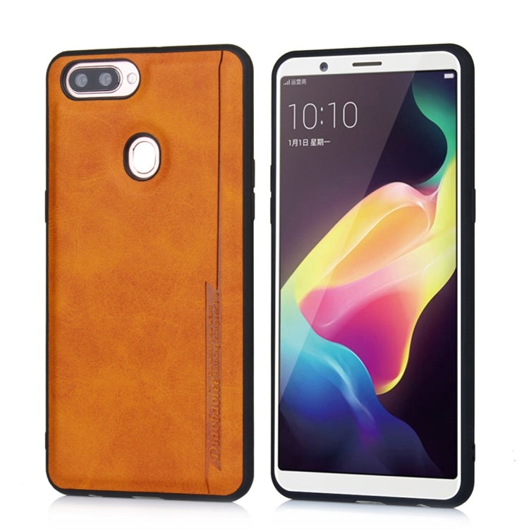 For OPPO R11s Diaobaolee Shockproof PU + TPU Protective Case