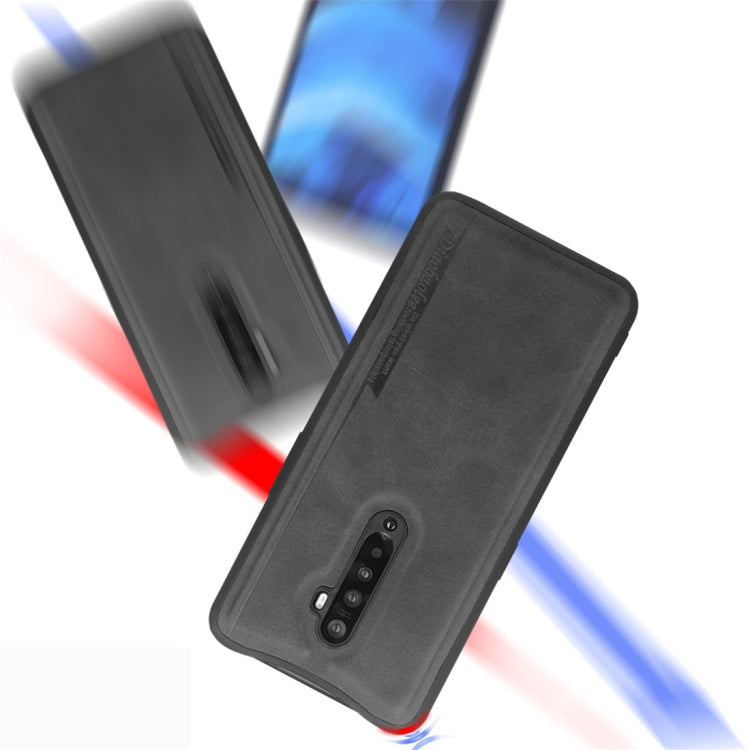 For OPPO Reno2 Diaobaolee Shockproof PU + TPU Protective Case