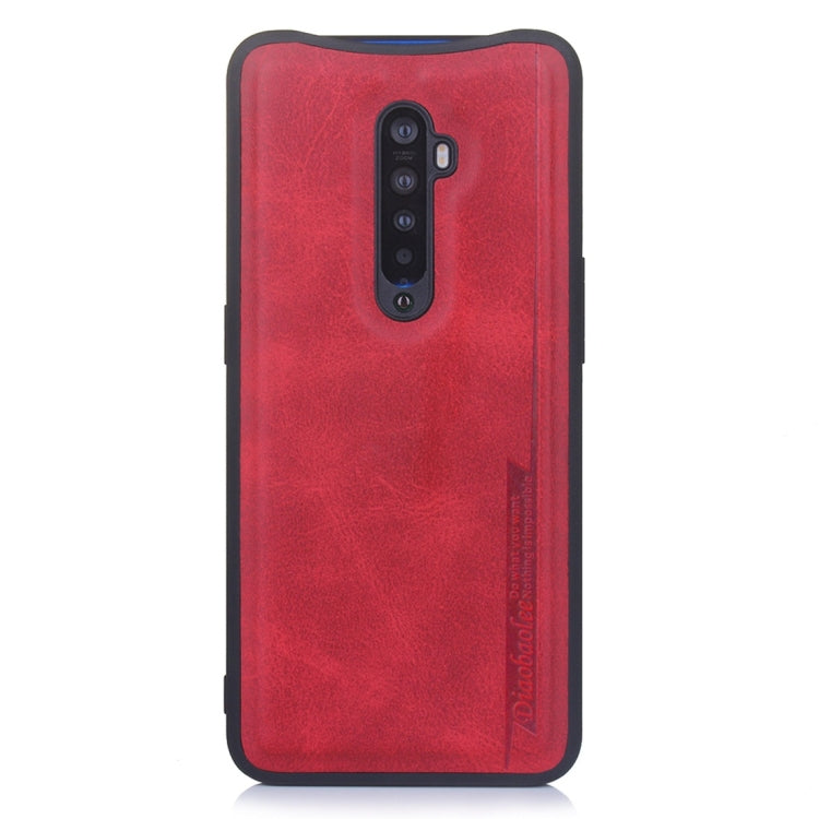 For OPPO Reno2 Diaobaolee Shockproof PU + TPU Protective Case