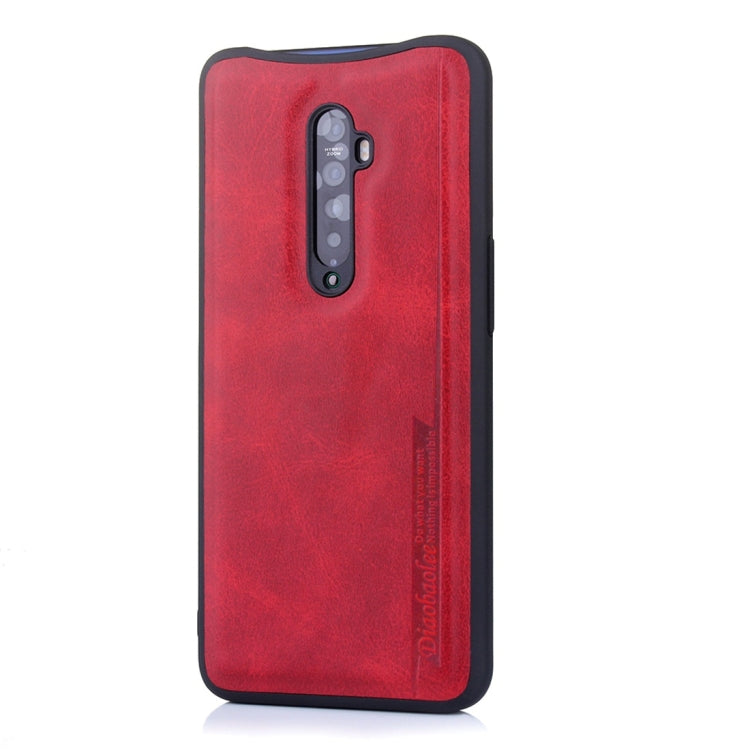 For OPPO Reno2 Diaobaolee Shockproof PU + TPU Protective Case