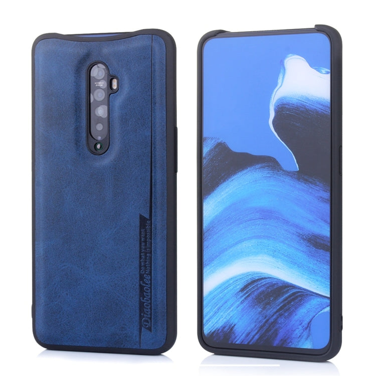 For OPPO Reno2 Diaobaolee Shockproof PU + TPU Protective Case