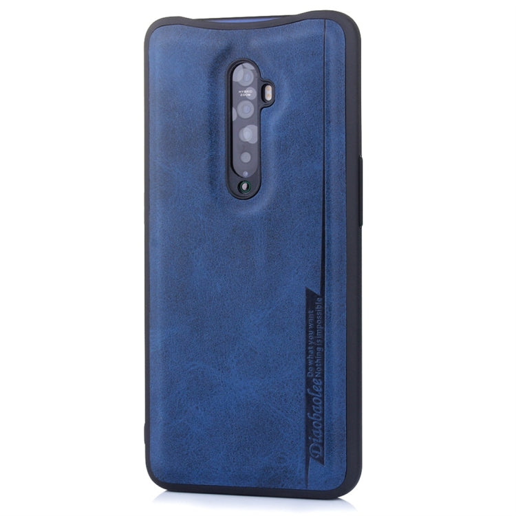 For OPPO Reno2 Diaobaolee Shockproof PU + TPU Protective Case
