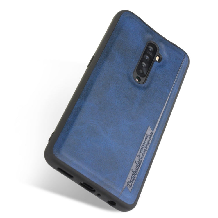 For OPPO Reno2 Diaobaolee Shockproof PU + TPU Protective Case