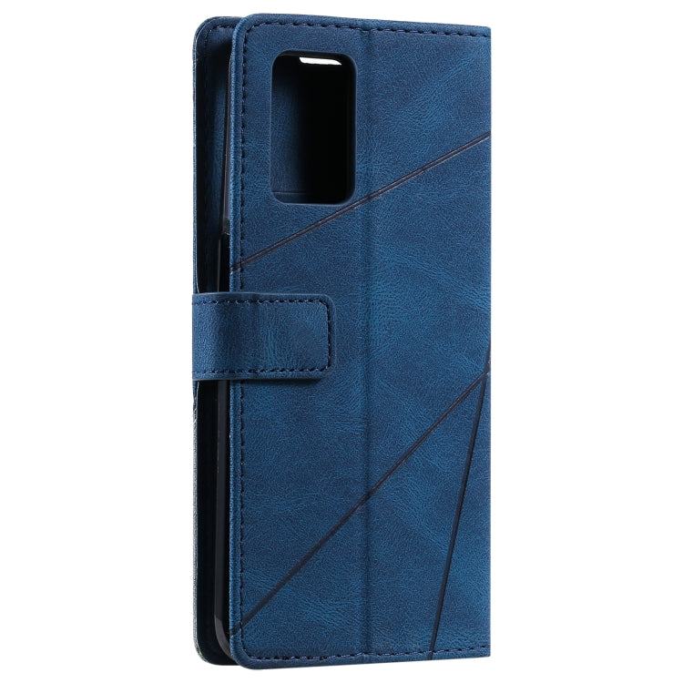 For OPPO Realme V13 5G Skin Feel Splicing Horizontal Flip Leather Case with Holder & Card Slots & Wallet & Photo Frame