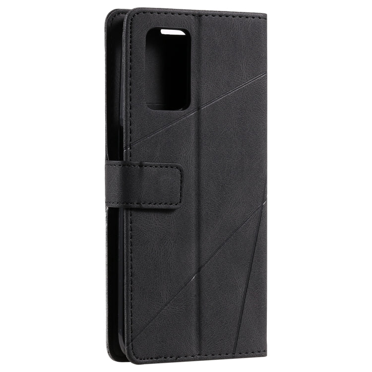 For OPPO Realme V13 5G Skin Feel Splicing Horizontal Flip Leather Case with Holder & Card Slots & Wallet & Photo Frame