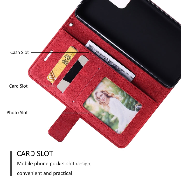 For OPPO Reno5 5G Skin Feel Splicing Horizontal Flip Leather Case with Holder & Card Slots & Wallet & Photo Frame