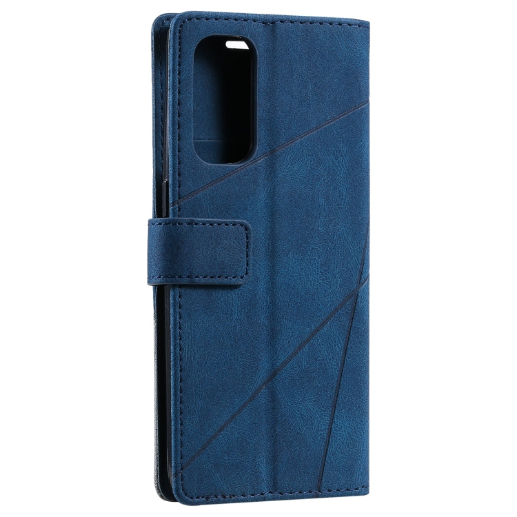 For OPPO Reno5 Pro 5G Skin Feel Splicing Horizontal Flip Leather Case with Holder & Card Slots & Wallet & Photo Frame