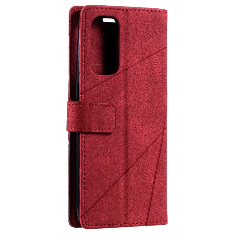For OPPO Reno5 Pro 5G Skin Feel Splicing Horizontal Flip Leather Case with Holder & Card Slots & Wallet & Photo Frame