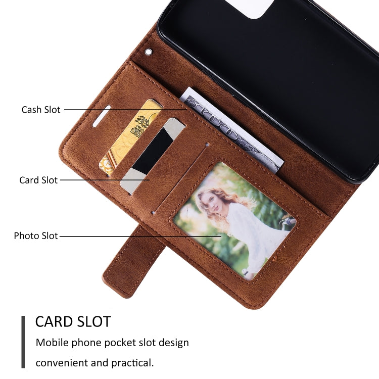 For OPPO Reno5 Pro 5G Skin Feel Splicing Horizontal Flip Leather Case with Holder & Card Slots & Wallet & Photo Frame