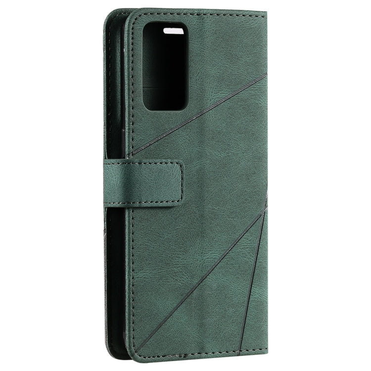 For OPPO Reno6 5G Skin Feel Splicing Horizontal Flip Leather Case with Holder & Card Slots & Wallet & Photo Frame